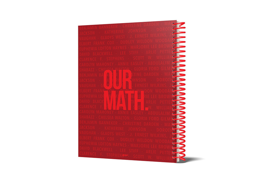 OUR MATH LEFT HANDED NOTEBOOK