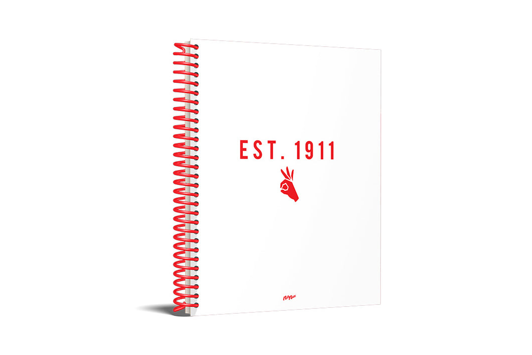 1911 RED NOTEBOOK