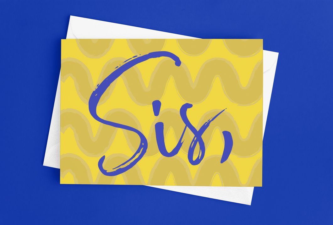SIS NOTECARDS (BLUE/GOLD)