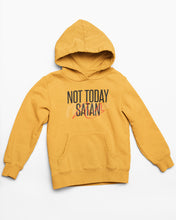 Load image into Gallery viewer, NOT TODAY SATAN HOODIE (MULTIPLE COLORS AVAILABLE)
