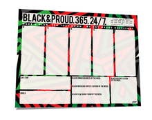 Load image into Gallery viewer, BLACK &amp; PROUD NOTEPAD
