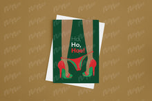 Load image into Gallery viewer, HO, HO, HOE HOLIDAY CARD
